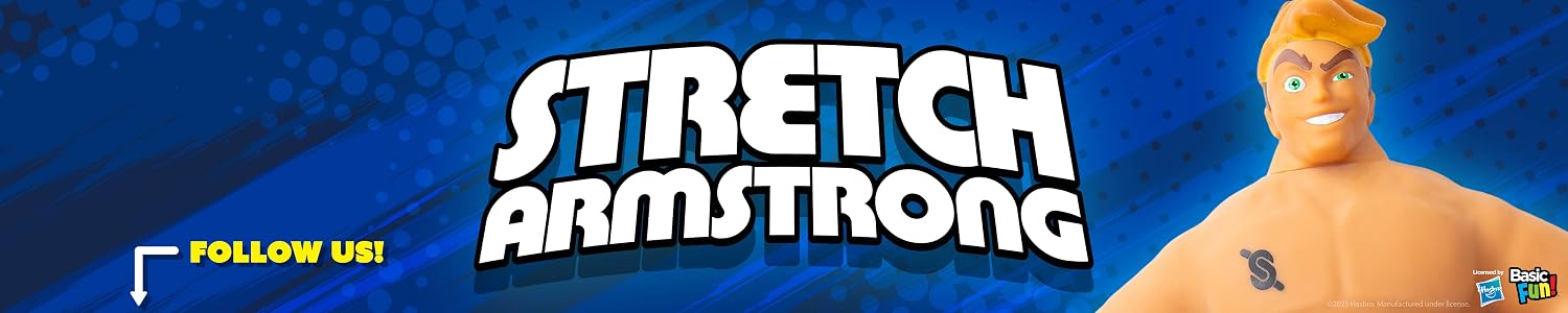 Stretch Armstrong — official brand banner